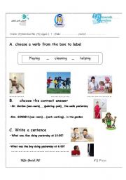 English Worksheet: past con. exercises