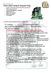 English Worksheet: song by Suzanne Vega 