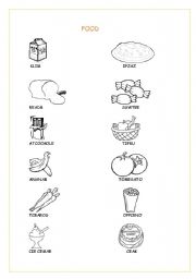 English worksheet: Food