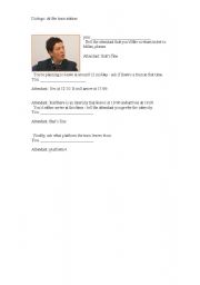 English Worksheet: buying a train ticket