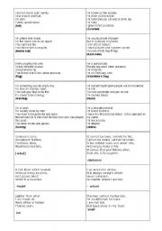 English Worksheet: riddles