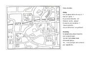 English Worksheet: Map: How to get to
