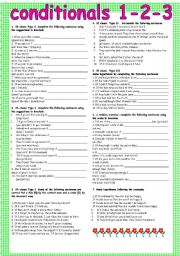 English Worksheet: conditionals