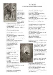 The Raven by Poe - Worksheet