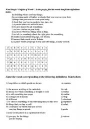 English Worksheet: shopping exercises and dialogues
