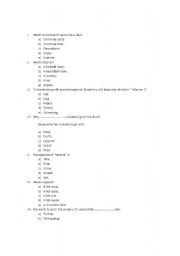 English worksheet: Worksheet