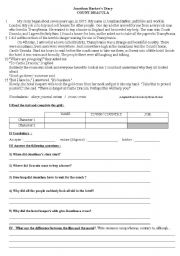 English Worksheet: Dracula