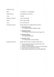 English Worksheet: lesson plan: home sweet home