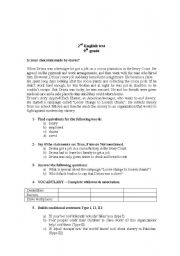 English worksheet: Slaves