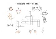 English Worksheet: parts of the body crossword