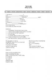 English Worksheet: Song 