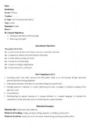 English Worksheet: Building relationships