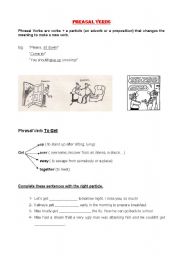 English Worksheet: PHRASAL VERBS