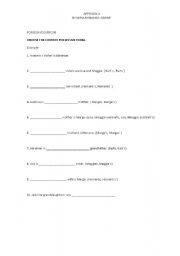 English Worksheet: SINGULAR AND PLURAL POSSESSIVE NOUNS