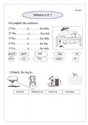 English Worksheet: prepositions part 2