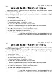 Science Fact or Science Fiction?