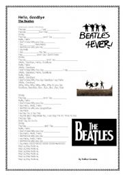 English Worksheet: Hello GoodBye_The Beatles