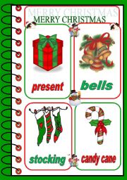 English Worksheet: christmas cards 2/3
