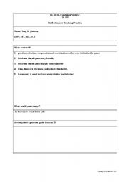 English Worksheet: TP Practice Game