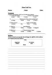 English worksheet: the tomb