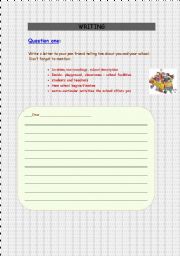 English Worksheet: Writing 