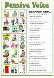 English Worksheet: Passive Voice