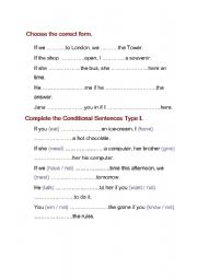 English Worksheet: If