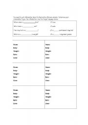 English worksheet: Comparisons