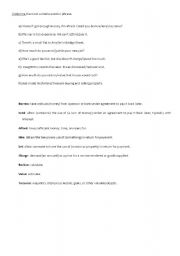 English worksheet: Money