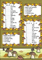 prepositions of time (in,on,at)