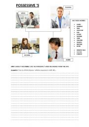 English worksheet: POSSESSIVE S