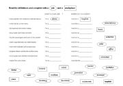 English Worksheet: What s your job? Where do you work?