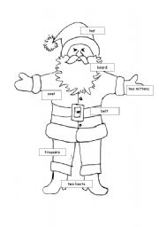 English Worksheet: Santa Claus