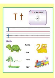 English Worksheet: Alphabets WS. (3-3)