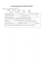 English worksheet: Simple Past