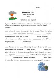 English Worksheet: There is/there are/a/an
