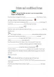English Worksheet: Future and Conditional forms