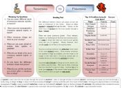 English Worksheet: Venomous Vs. Poisonous