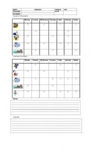 English Worksheet: DAYLI ROUTINE