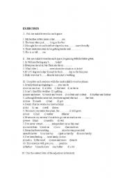 English Worksheet: the adjective