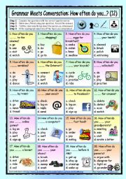 Grammar Meets Conversation: How Often Do You...? (12) - Asking about frequency