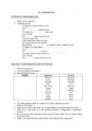 English worksheet: el condor pasa