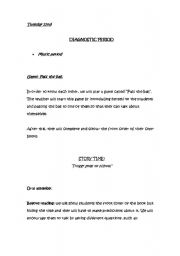 English Worksheet: lesson plan