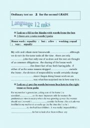 language for the second grade