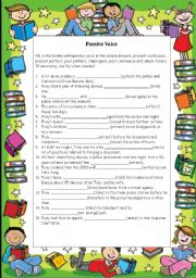 English Worksheet: Passive Voice - Mixed Tenses (Challenging)