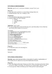 English worksheet: Lesson Plans Ukraine 