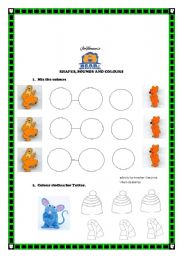 English worksheet: Bear in the big blue house