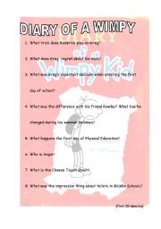DIARY OF A WIMPY KID (first 20 minutes)