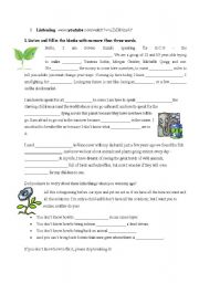 English Worksheet: Environment speech by Severn Suzuki