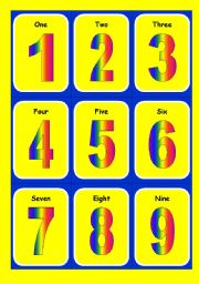 Number cards 1-36